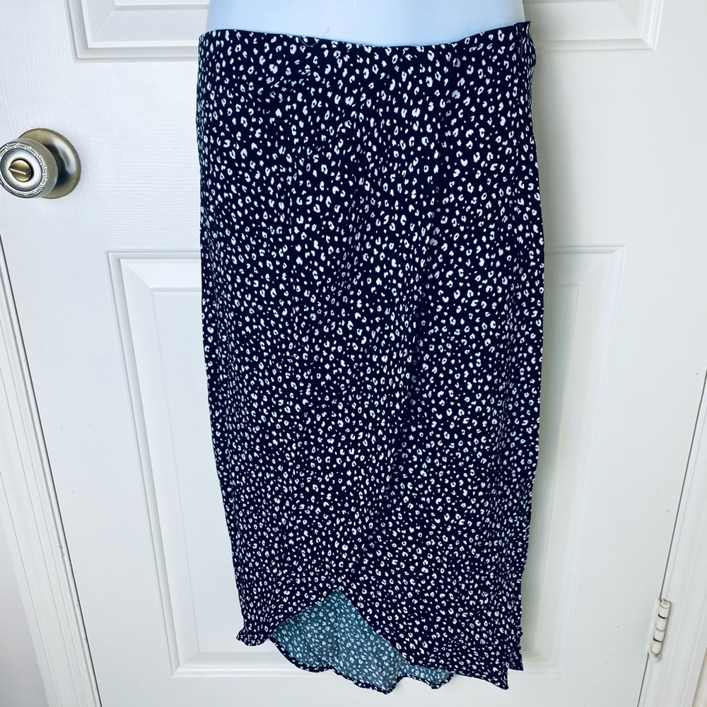 Faux Wrap Midi Skirt NWT
